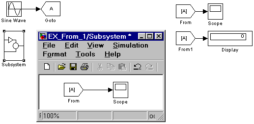 Simulink работа с векторами